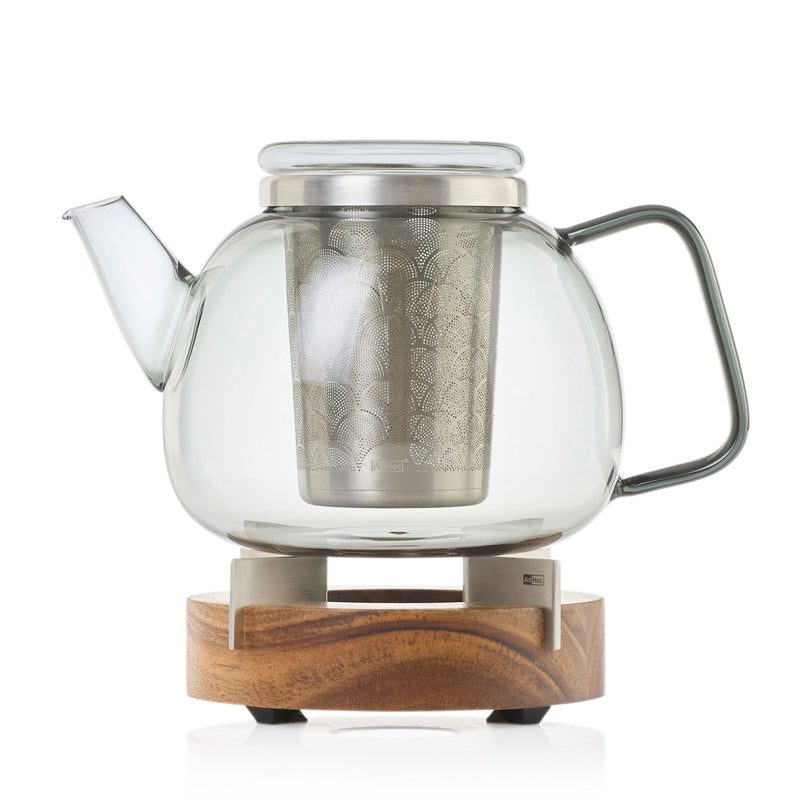 Teiera "Yuna" con scaldavivande, set regalo l 1,5/cm Ø15x18,5