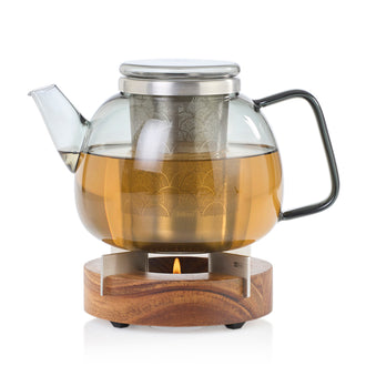 Teiera "Yuna" con scaldavivande, set regalo l 1,5/cm Ø15x18,5