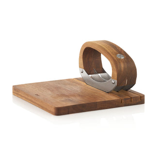 Mezzaluna "RoccaVerde" con tagliere cm 18x18x10,5