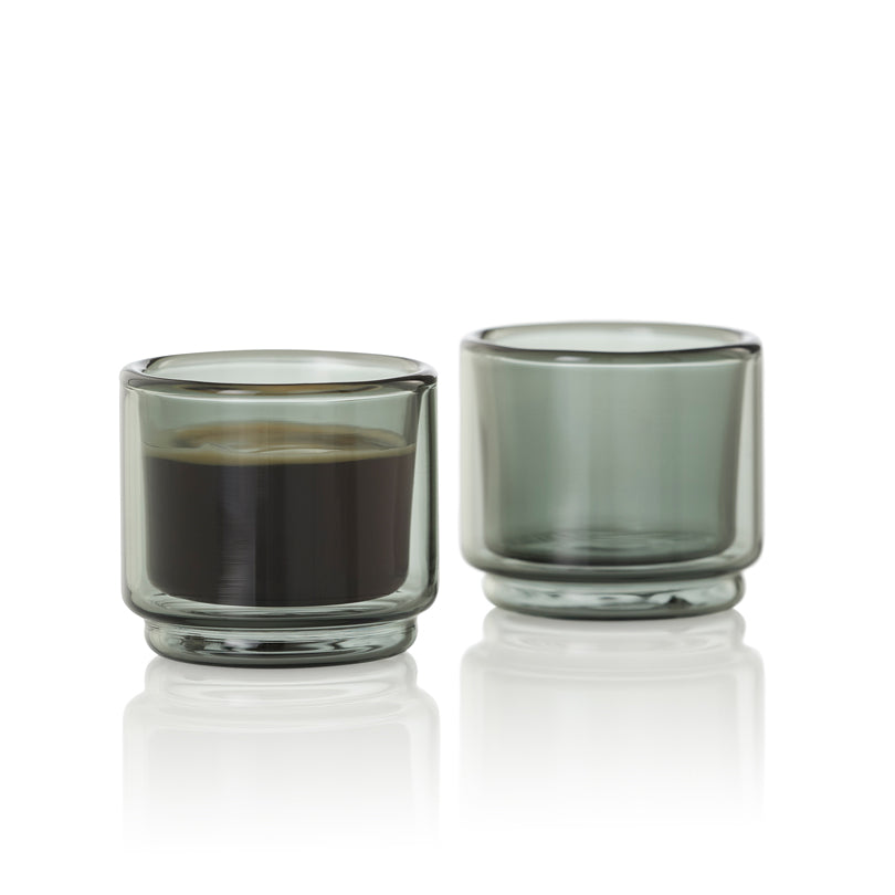 Bicchierino caffè "Impact" a doppia parete, confezione 2 pezzi ml 45/cm Ø5,3x5