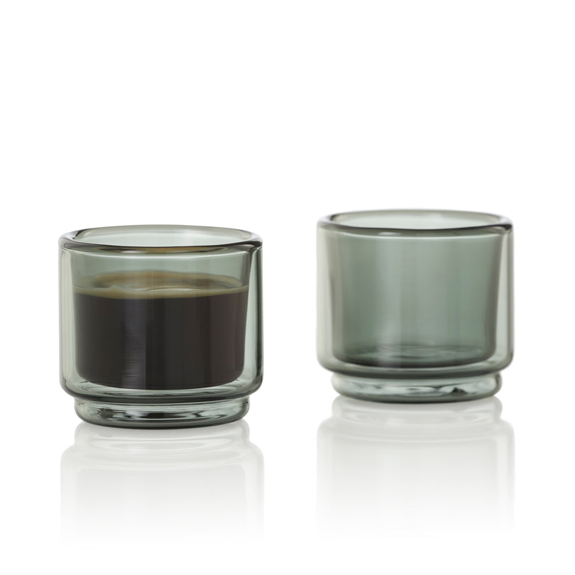 Bicchierino caffè "Impact" a doppia parete, confezione 2 pezzi ml 45/cm Ø5,3x5