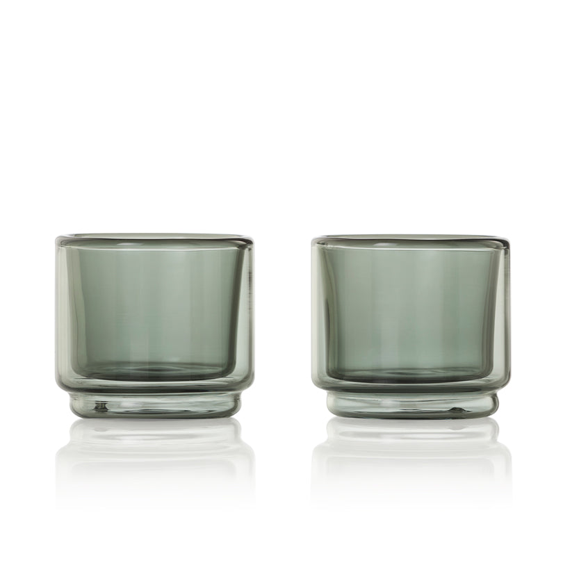 Bicchierino caffè "Impact" a doppia parete, confezione 2 pezzi ml 45/cm Ø5,3x5