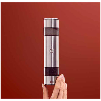 Macina doppia elettrica per sale e pepe "i.Mill Duo", ricaricabile tramite USB-C cm Ø5,2x23,5