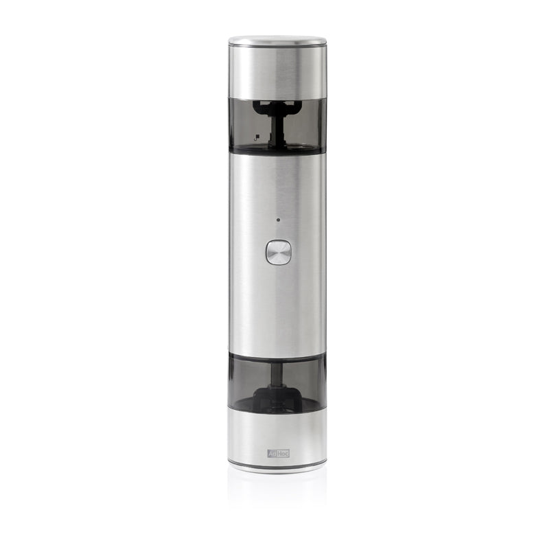 Macina doppia elettrica per sale e pepe "i.Mill Duo", ricaricabile tramite USB-C cm Ø5,2x23,5