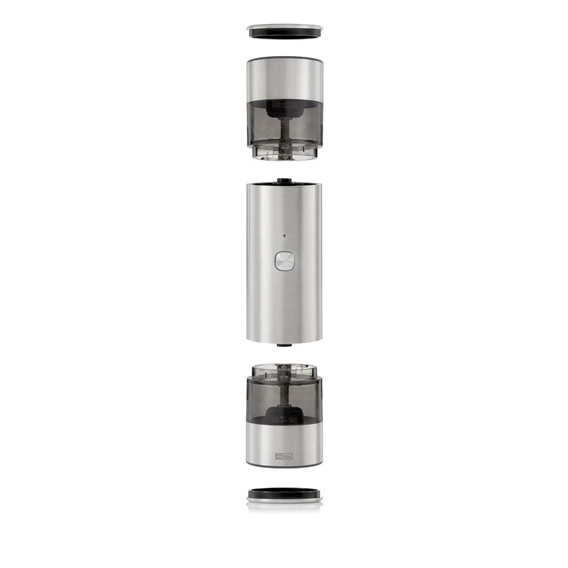 Macina doppia elettrica per sale e pepe "i.Mill Duo", ricaricabile tramite USB-C cm Ø5,2x23,5