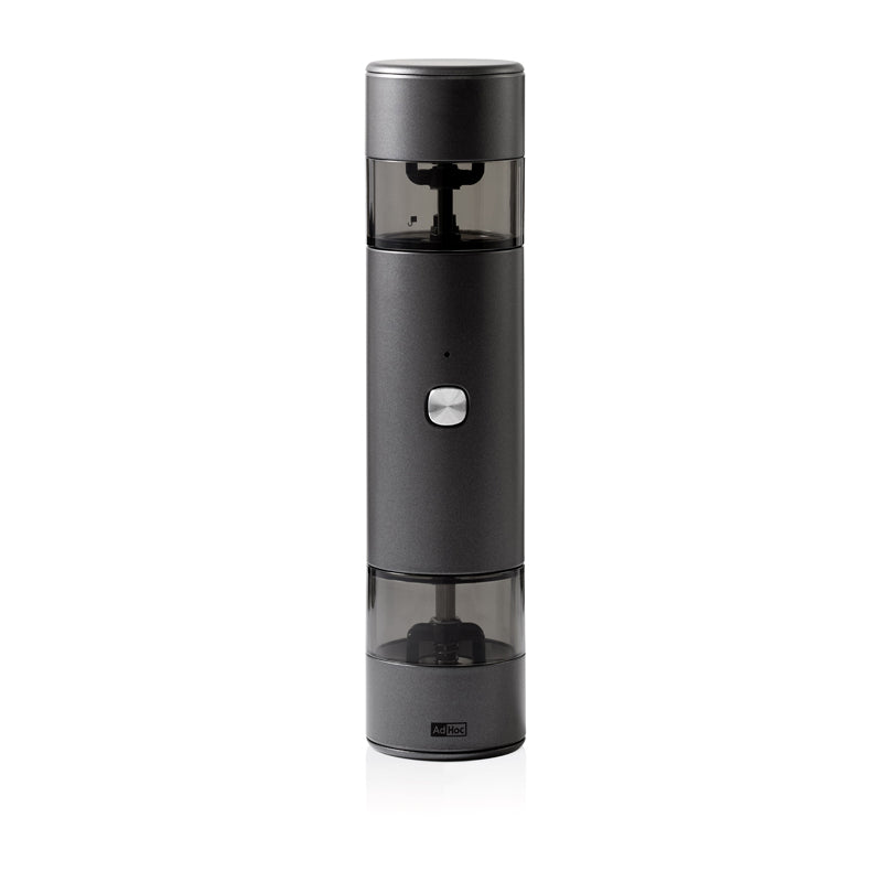 Macina doppia elettrica per sale e pepe "i.Mill Duo", ricaricabile tramite USB-C cm Ø5,2x23,5