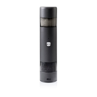 Macina doppia elettrica per sale e pepe "i.Mill Duo", ricaricabile tramite USB-C cm Ø5,2x23,5