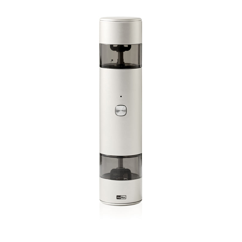 Macina doppia elettrica per sale e pepe "i.Mill Duo", ricaricabile tramite USB-C cm Ø5,2x23,5