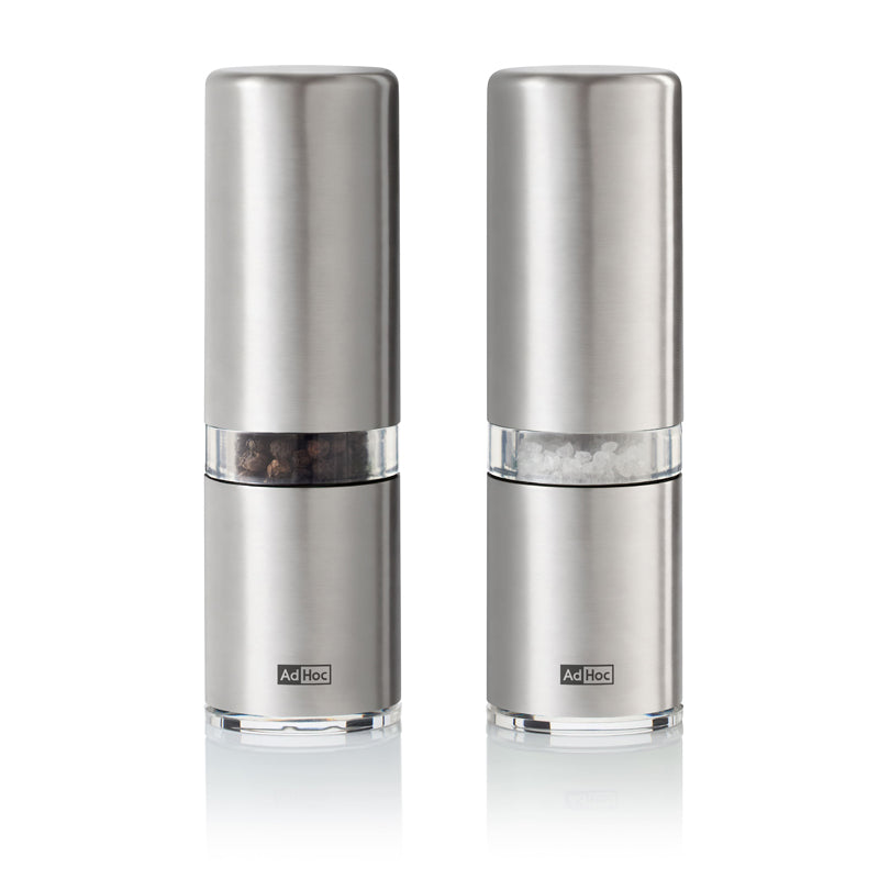 Macinapepe e macinasale "Style", confezione 2 pezzi cm Ø4,5x14,8