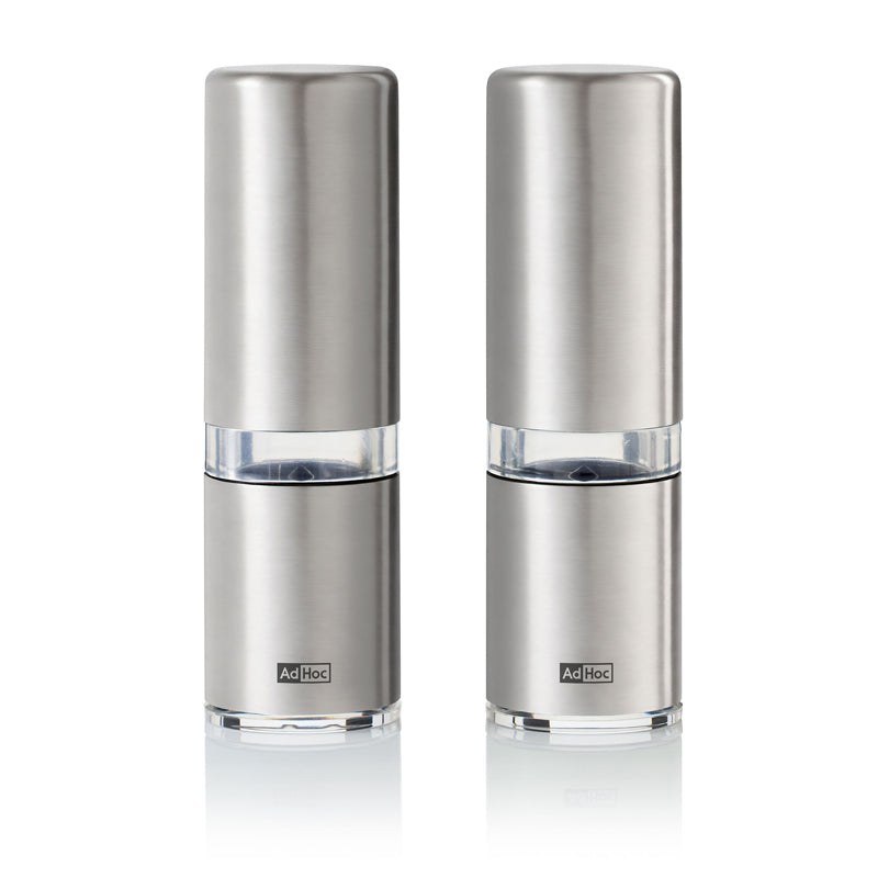 Macinapepe e macinasale "Style", confezione 2 pezzi cm Ø4,5x14,8