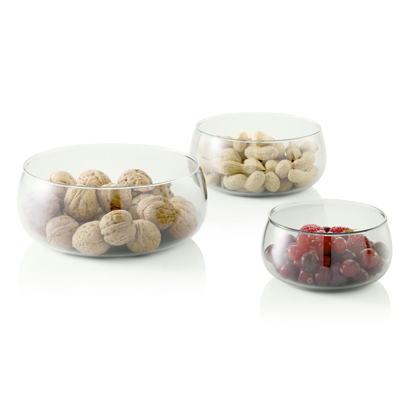 Coppetta tonda "Yuna", confezione assortita 3 pezzi ml 330/ml 660/l 1,2