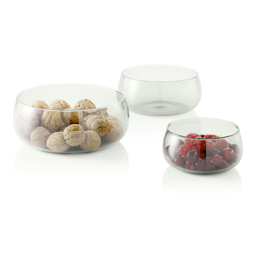 Coppetta tonda "Yuna", confezione assortita 3 pezzi ml 330/ml 660/l 1,2