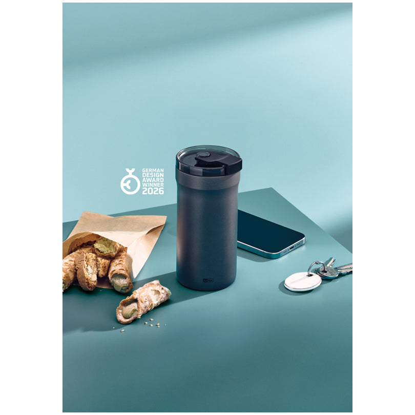Tazza termica/Travel mug "Pulse", a doppia parete ml 350/cm Ø8x16