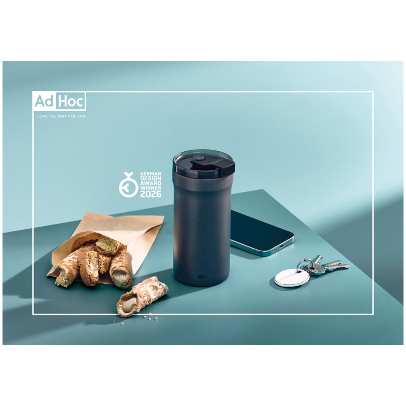 Tazza termica/Travel mug "Pulse", a doppia parete ml 350/cm Ø8x16