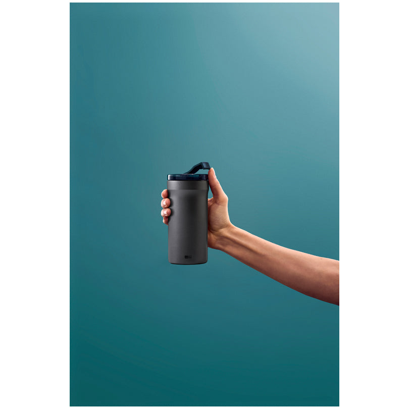 Tazza termica/Travel mug "Pulse", a doppia parete ml 350/cm Ø8x16