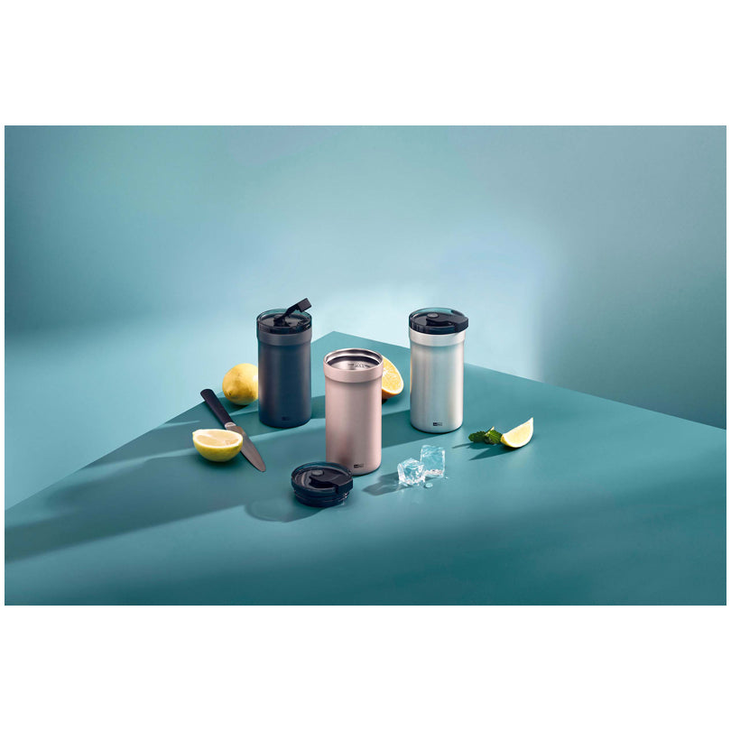 Tazza termica/Travel mug "Pulse", a doppia parete ml 350/cm Ø8x16