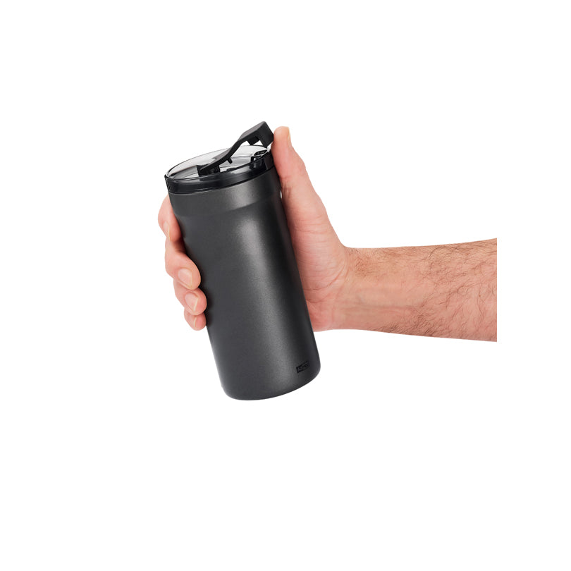 Tazza termica/Travel mug "Pulse", a doppia parete ml 350/cm Ø8x16