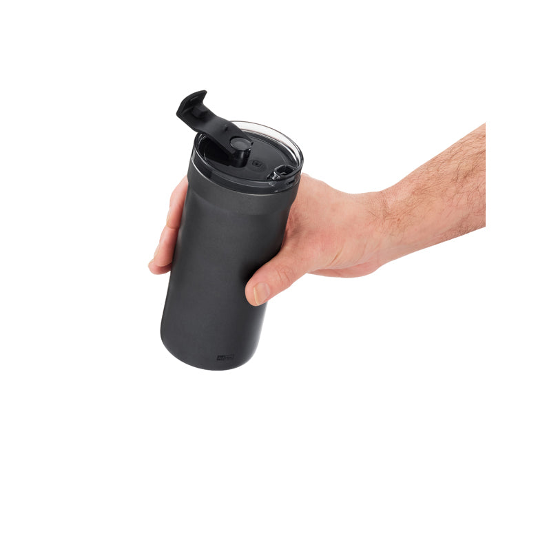 Tazza termica/Travel mug "Pulse", a doppia parete ml 350/cm Ø8x16