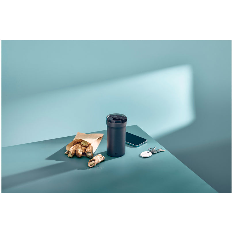 Tazza termica/Travel mug "Pulse", a doppia parete ml 350/cm Ø8x16