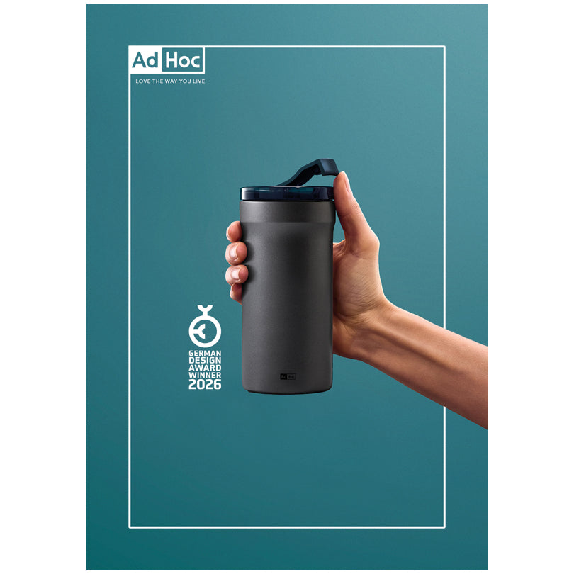Tazza termica/Travel mug "Pulse", a doppia parete ml 350/cm Ø8x16