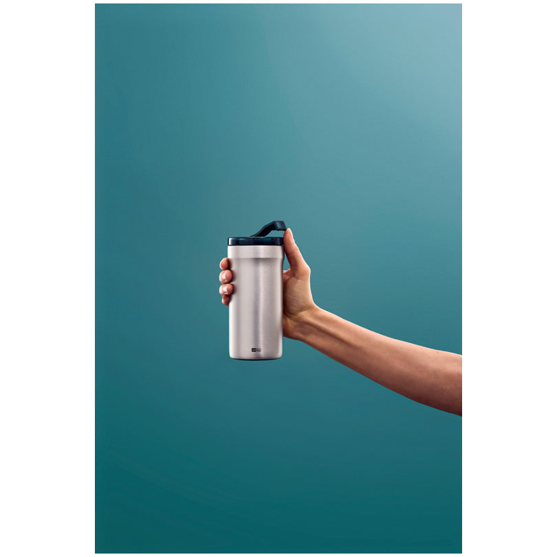 Tazza termica/Travel mug "Pulse", a doppia parete ml 350/cm Ø8x16