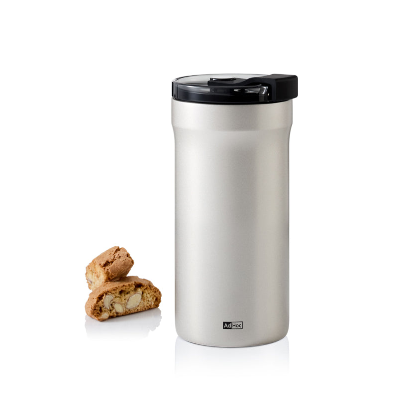 Tazza termica/Travel mug "Pulse", a doppia parete ml 350/cm Ø8x16