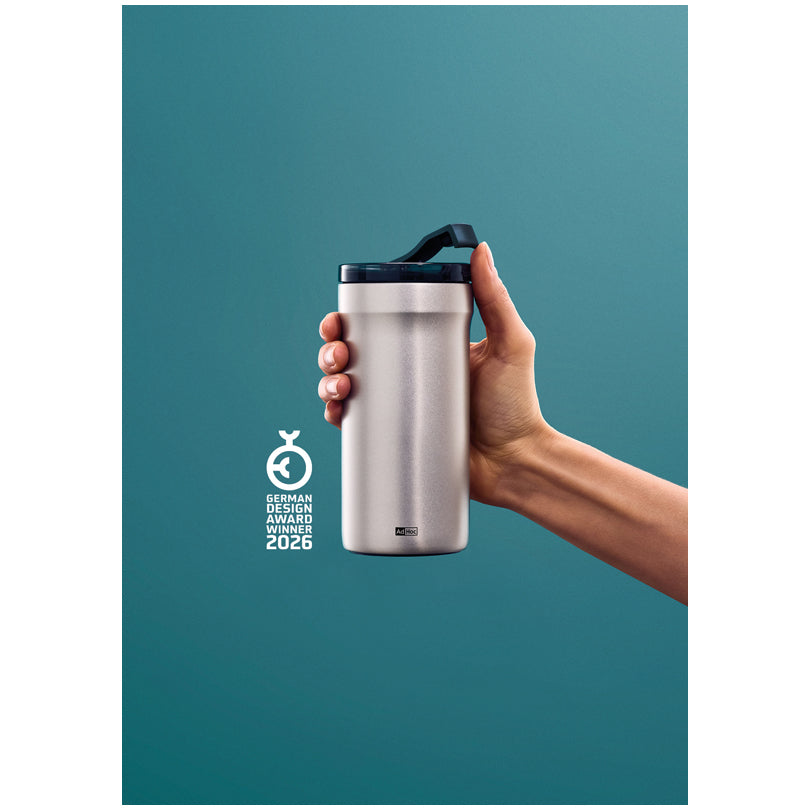 Tazza termica/Travel mug "Pulse", a doppia parete ml 350/cm Ø8x16