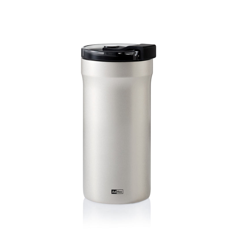 Tazza termica/Travel mug "Pulse", a doppia parete ml 350/cm Ø8x16