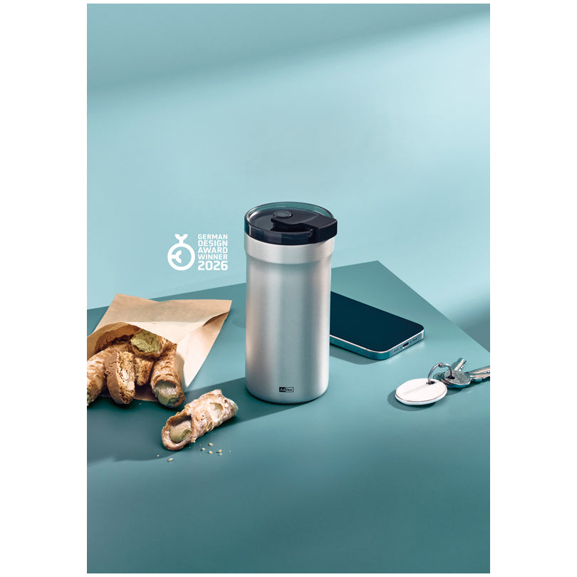 Tazza termica/Travel mug "Pulse", a doppia parete ml 350/cm Ø8x16