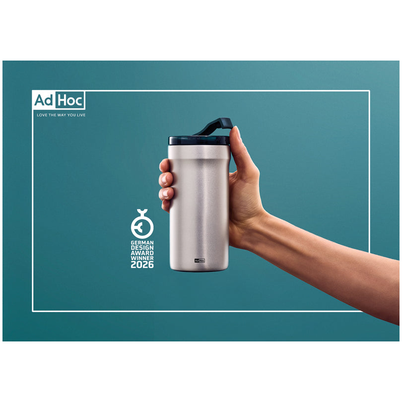 Tazza termica/Travel mug "Pulse", a doppia parete ml 350/cm Ø8x16