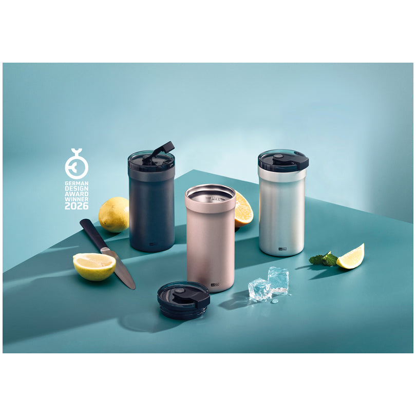 Tazza termica/Travel mug "Pulse", a doppia parete ml 350/cm Ø8x16
