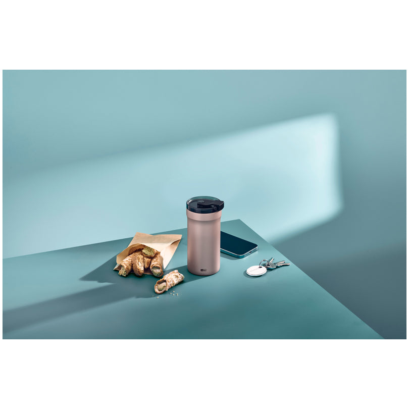 Tazza termica/Travel mug "Pulse", a doppia parete ml 350/cm Ø8x16