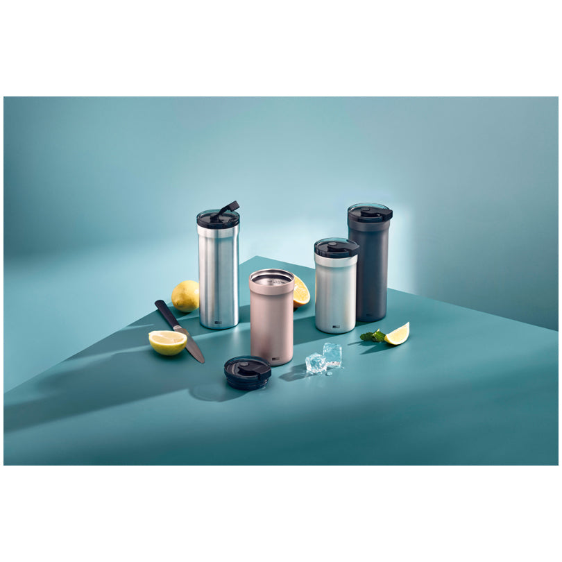 Tazza termica/Travel mug "Pulse", a doppia parete ml 350/cm Ø8x16