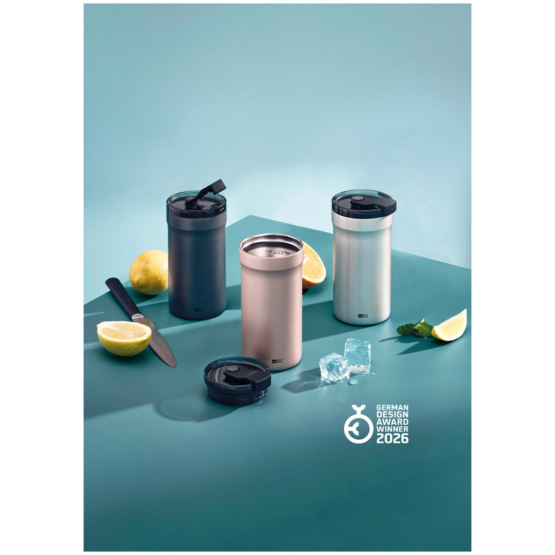 Tazza termica/Travel mug "Pulse", a doppia parete ml 350/cm Ø8x16