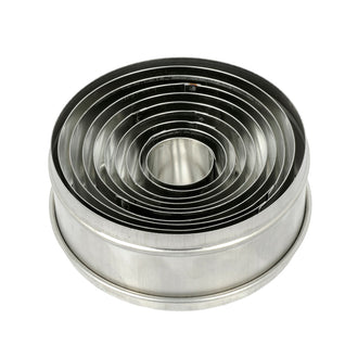 Stampini lisci in scatola 11 pezzi CM 2-9