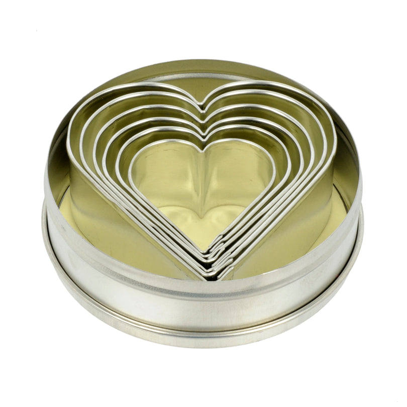 Stampini in scatola 6 pezzi Cuore CM 4-8