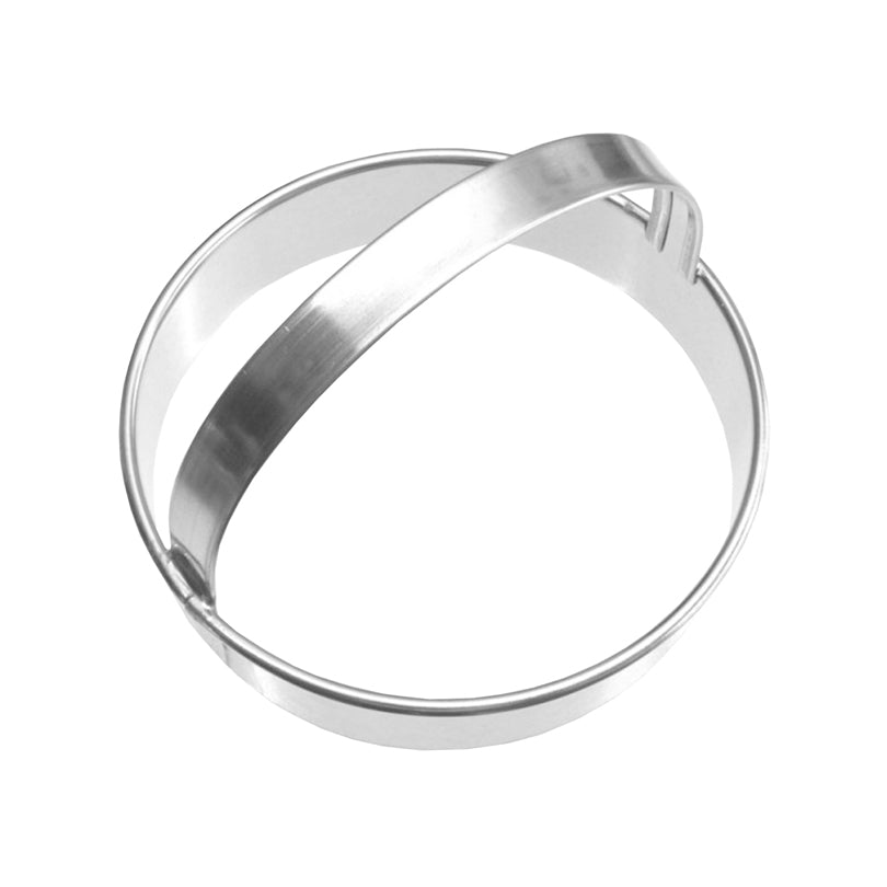 Stampino/Cerchio con arco liscio cm Ø11x3