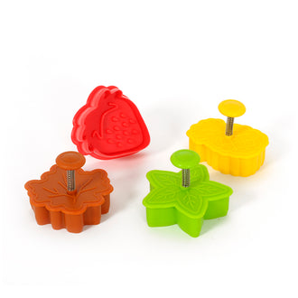 Stampini Natura 4 set di pezzi colori assortiti cm  5,5