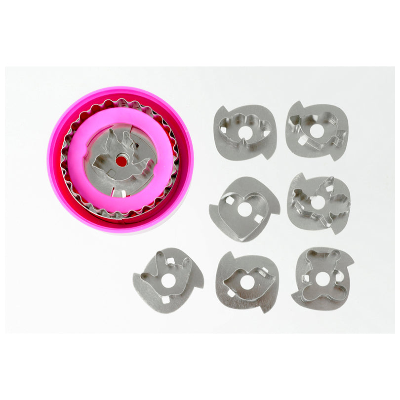 Stampino con espulsore Valentine 9 pezzi cm  5,5/cm  7x12,5