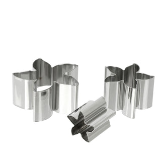 Stampino per marzapane Fiore 3 pezzi assortiti cm  2/3/4x2