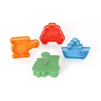 Stampini Mezzo di transporto set di 4 pezzi cm  4,5