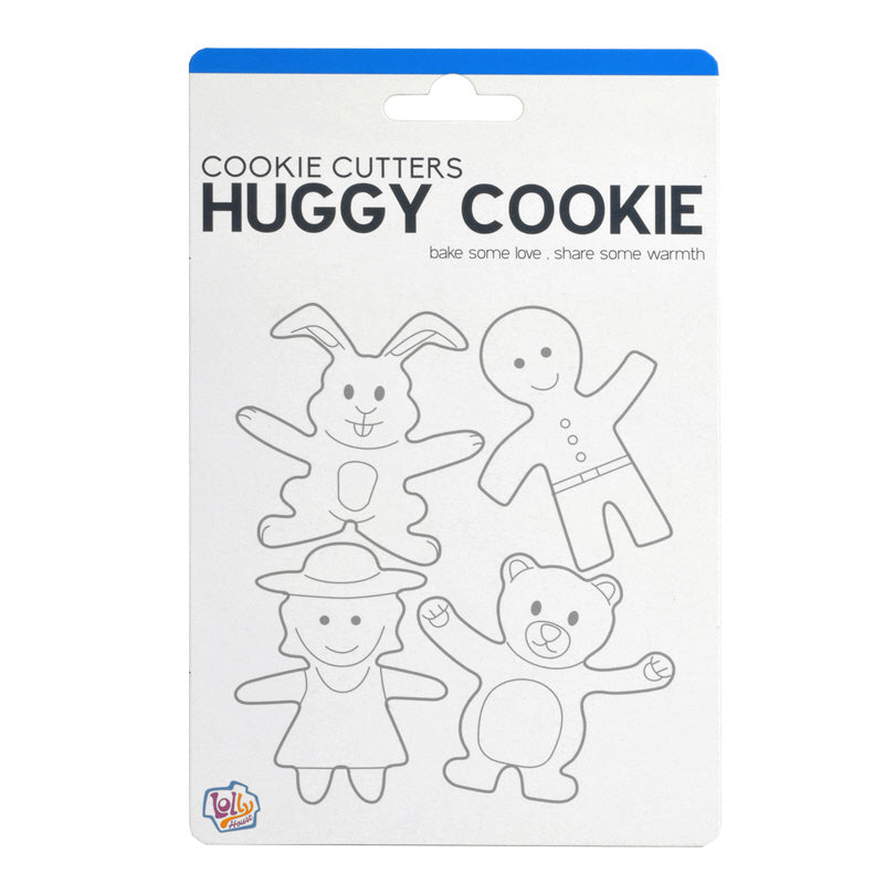 Stampini per biscotti Huggy set di 4 pezzi cm  2,5