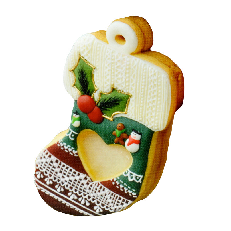 Stampini Xmas Glass Cookie set di 2 pezzi assortiti cm  12x7x2,5/13x9x2,