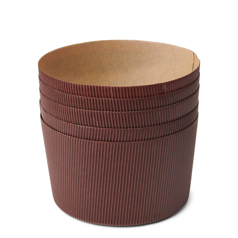 Stampo Panettone, confezione 5 pezzi cm Ø13x9,5
