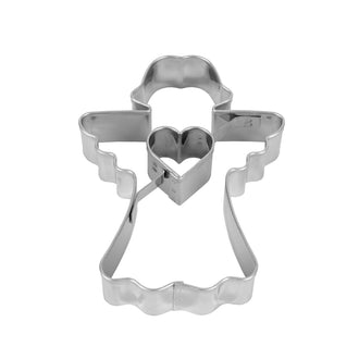 Stampino Angelo con cuore cm 8x5,7x1,6