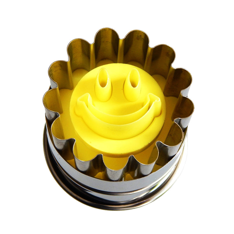 Stampino con espulsore Smiley cm Ø4x3,8