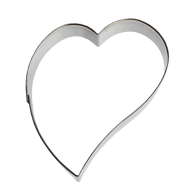 Stampino Cuore curvo grande cm 9x7,5x1,5