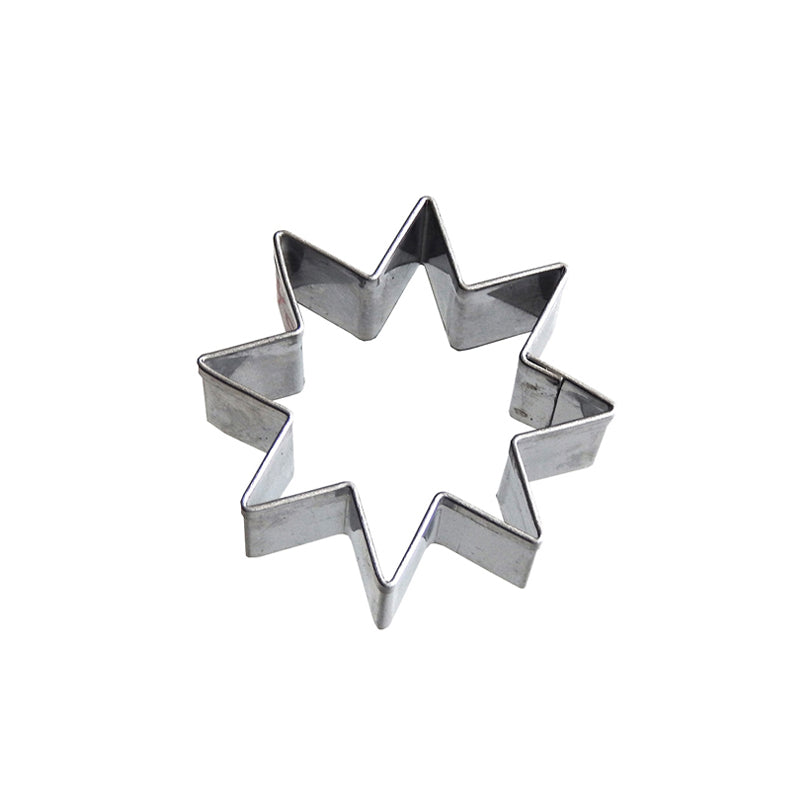 Stampino Stella a 8 punte medio cm Ø4x1,5