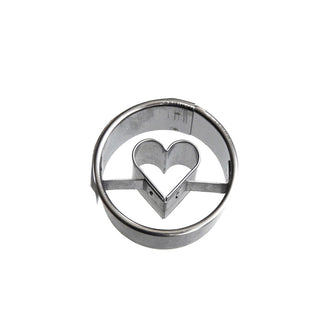 Stampino Anello con cuore cm Ø3x1,6