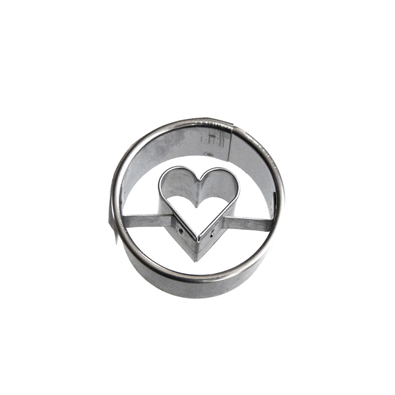 Stampino Anello con cuore cm Ø3x1,6